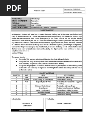 PROJECT-BRIEF