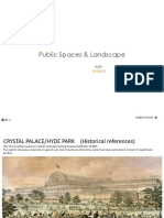 Public Spaces & Landscape: Subject Notes