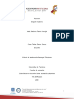 Resumen Hisotoria Deporte Moderno