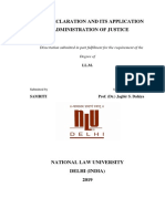 Dying Declaration and Its Application in Administration of Justice