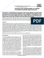 Effect of Exogenous Hormone and Rooting Medium On Cutting Propagation of Golden Camellia (Camellia Impressinervis)