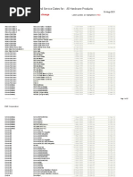 Dell EMC Hardware Release and Service Dates For: All Hardware Products