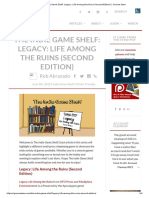 The Indie Game Shelf - Legacy - Life Among The Ruins (Second Edition) - Gnome Stew