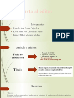 Carta Al Editor