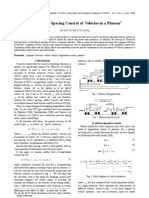 Longitudinal Spacing Control of Vehicles in A Platoon