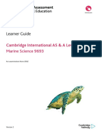 9693 AICE Marine Science Student Learner Guide