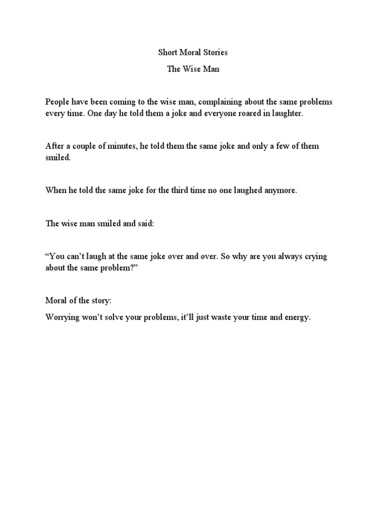 Image Result For The Wise Old Man E A Moral Stories