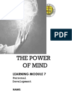 The Power of Mind: Learning Module 7
