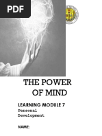 The Power of Mind: Learning Module 7