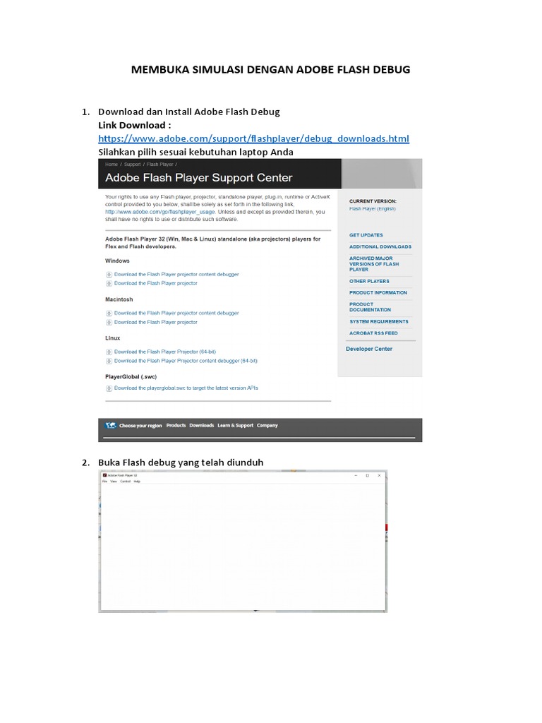 Membuka Simulasi Dengan Adobe Flash Debug | PDF | Pengembangan Diri ...