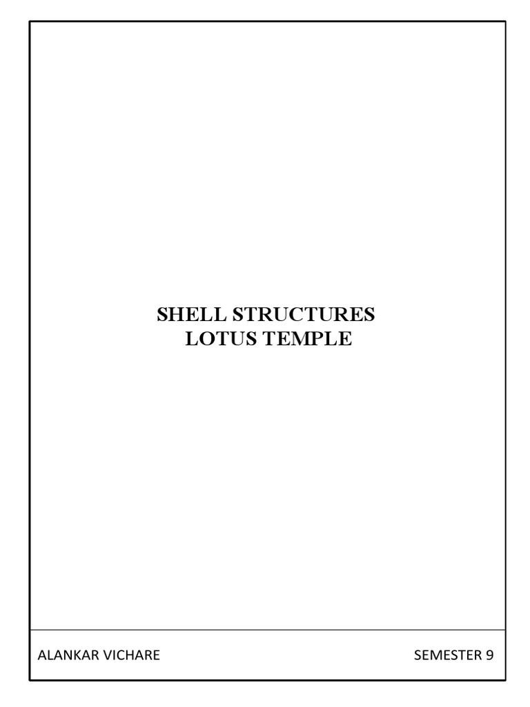 Report 8-Shell Structures Case Study | PDF | Dome | Sphere