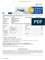 PNR Jgl1Um Ticket Number 12156787 Class: A Refundable: Travel Declaration