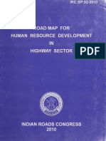 IRC SP 92-2010 Road Map For Human Resource Development in Highway Sector