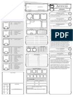 Class Character Sheet - Artificer-Alchemist V1.2 - Fillable