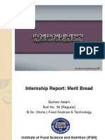 Merit Bread Internship Report Burhan