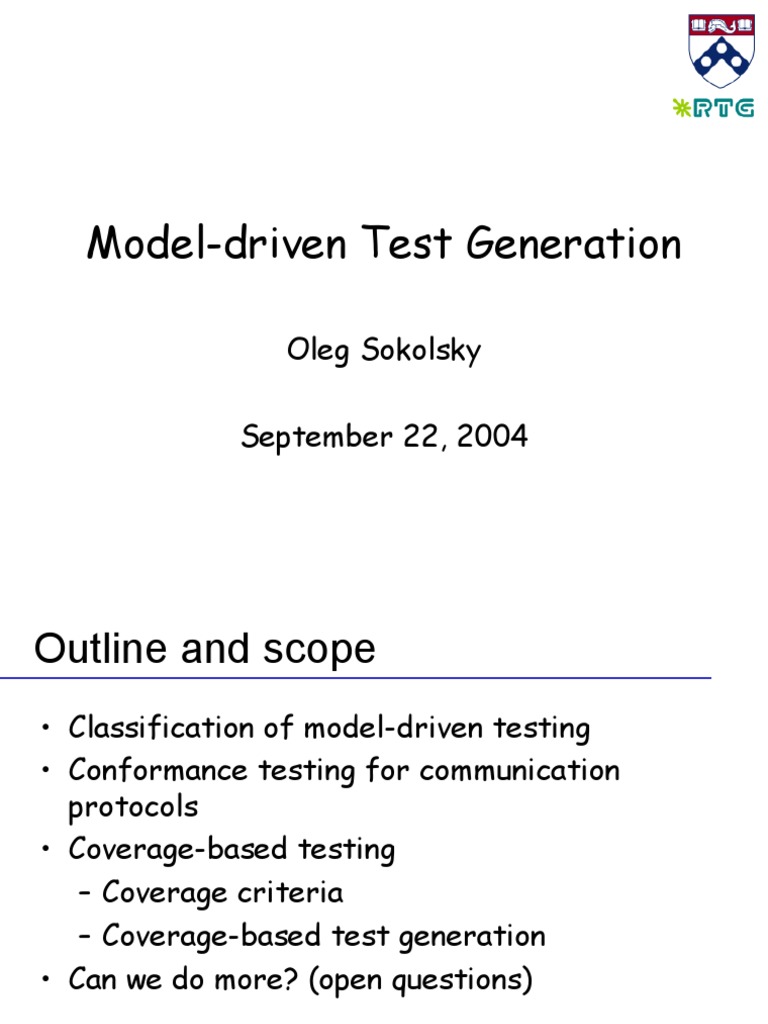 Model Based Testing | PDF | System | Input–Output Model