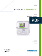 Horiba ABX Micros ES60 ESV60 Service Manual PDF