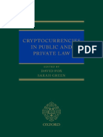 David Fox, Sarah Green (2019) - Cryptocurrencies in Public and Private Law