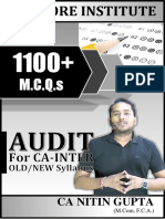 Audit 1100 - MCQs by CA Nitin Gupta Sir