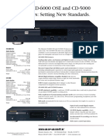 Marantz CD 6000 CD Player User Manual