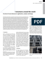 Cold Formed Steel Structures Around the World - A Review of Recent Advances in Applications, Analysis & Design
