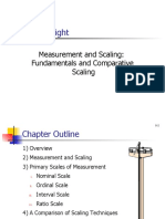 CH 8. Measurement and Scaling - Fundamentals and Comparative Scaling