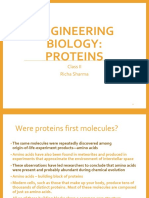 Engineering Biology: Proteins: Class II Richa Sharma