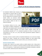 Cómo afecta el pH a la solubilidad de nutrientes en soluciones nutritivas