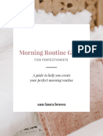 Morning Routine Guide For Perfectionists