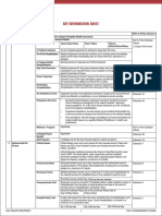 Key Information Sheet: Rs.2,000 Per Day Per Member