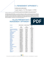 316 villes avec rentabilites apparentes