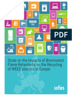 Study On The Impact of Brominated Flame Retardants BFRs On WEEE Plastics Recycling by Sofies Nov 2020