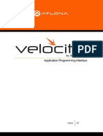 Velocity - Application Programming Interface