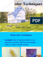 Watercolor Terms Watercolor Techniques