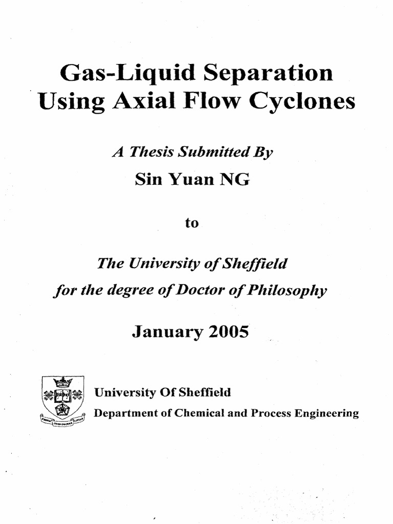 Uniflow Cyclone For Oil - Gas Separation | PDF | Computational Fluid ...