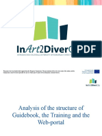 InART2DiverCity - Analysis of The Structure of The Guidebook, Training and The Web Portal