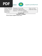 Discuss Binary-Weighted Resistors DAC.: Second Exam Question 3: (8 Points)