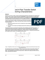 3-Pole and 4-Pole Transfer Switch Switching Characteristics by EATON