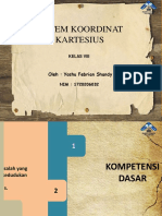 Sistem Koordinat Kartesius: Oleh: Yoshu Febrian Shandy