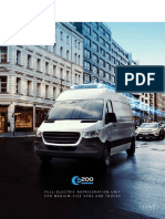 Full-Electric Refrigeration Unit For Medium-Size Vans and Trucks