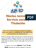 SUayed servicio social y titulación - Economia UNAM