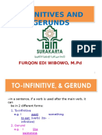 Infinitives and Gerunds: Furqon Edi Wibowo, M.PD