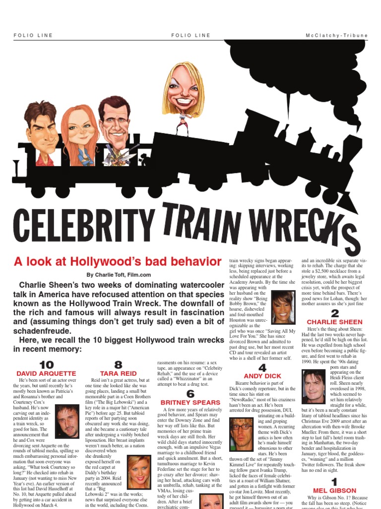 Celebrity Train Wrecks PDF Leisure