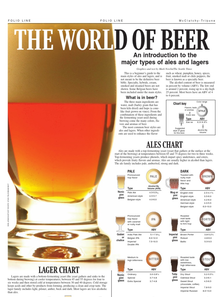 Beer Styles and Alcohol Content Guide | PDF | Beer | Ale