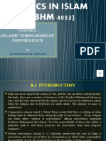 BHM 4053 - CHAP 8 - Islamic Theologies of Nonviolence