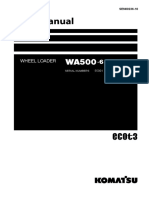 Shop Manual WA500-6