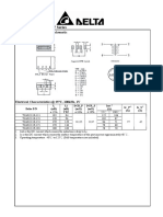 DELTA P/N: TLM1211F Series: Mechanical Dimensions & Schematic