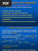 Chaos - Based Cryptography