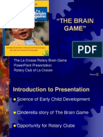 "The Brain Game": The La Crosse Rotary Brain Game Powerpoint Presentation Rotary Club of La Crosse