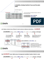 Excel For Analysts Lookup Reference Functions